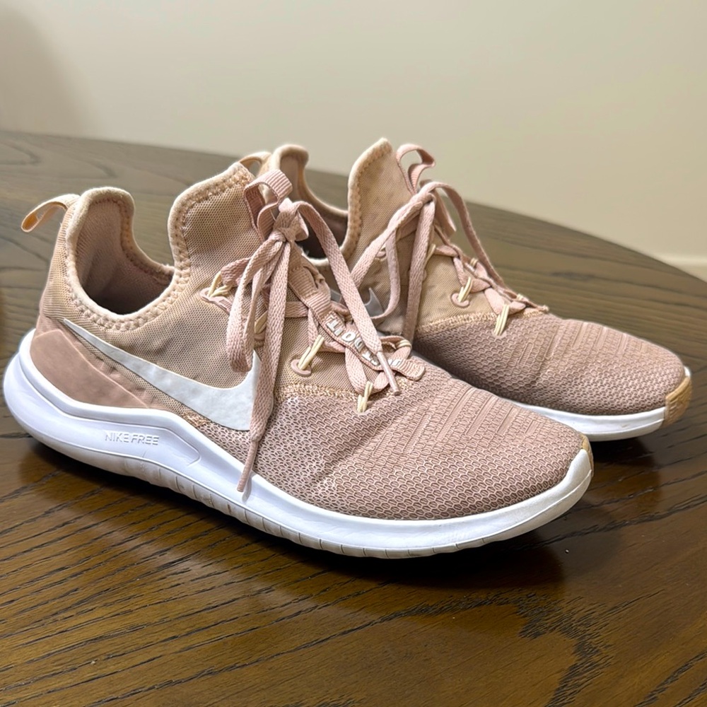 Nike - Women’s - Free TR 8 Workout Sneaker - Beige/Natural - Size: US 8